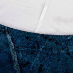 Dark Blue Marble Print Sofa Cover