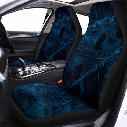 Dark Blue Marble Print Universal Fit Car Seat Covers