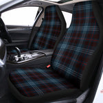 Dark Blue Tartan Pattern Print Universal Fit Car Seat Covers