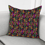 Dark Bohemian Paisley Pattern Print Pillow Cover