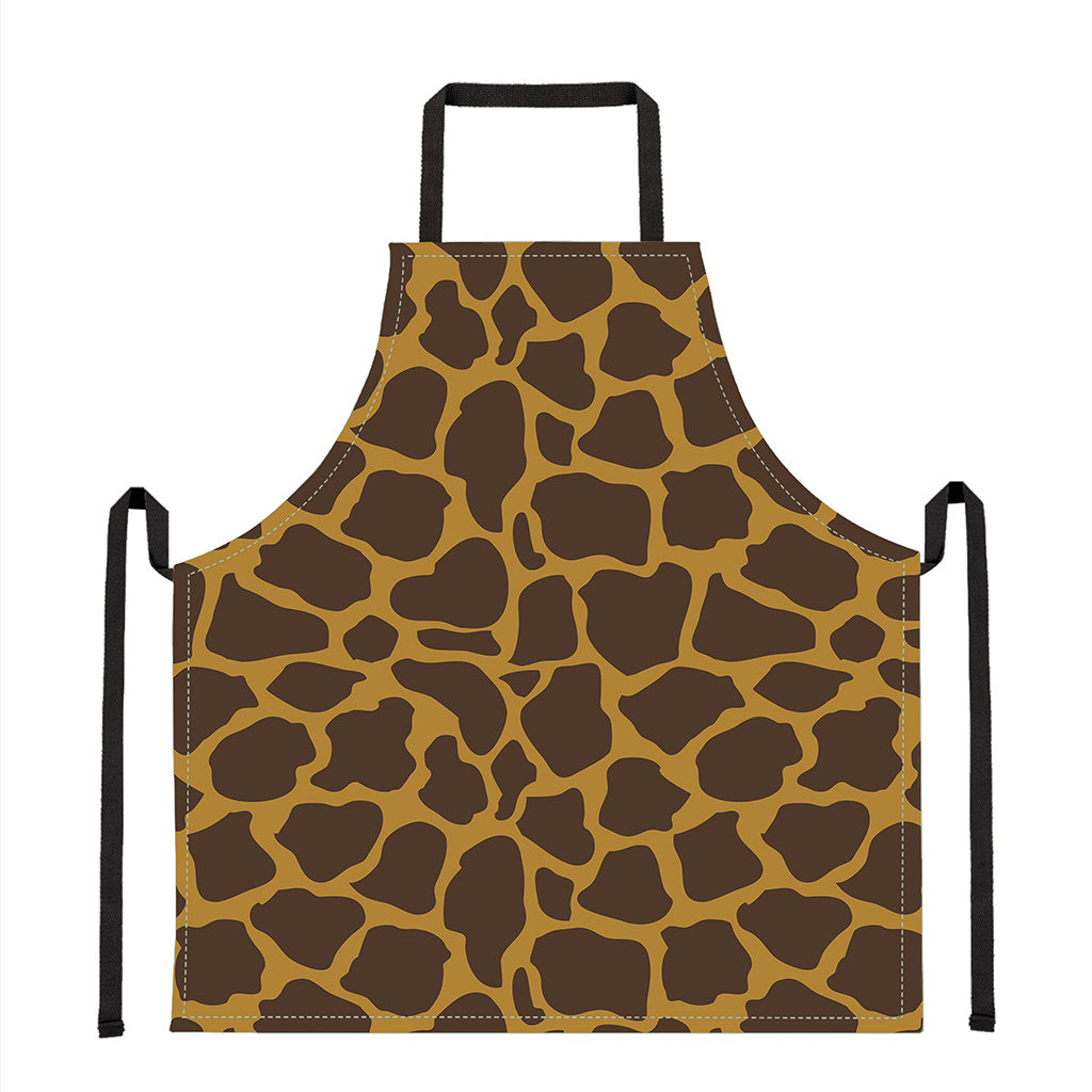 Dark Brown Cow Print Apron