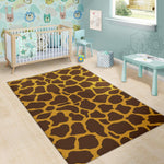 Dark Brown Cow Print Area Rug GearFrost
