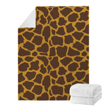 Dark Brown Cow Print Blanket