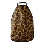 Dark Brown Cow Print Car Seat Organizers
