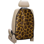 Dark Brown Cow Print Car Seat Organizers