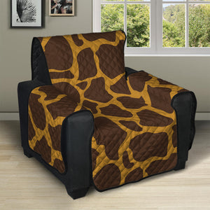 Dark Brown Cow Print Recliner Protector