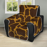 Dark Brown Cow Print Recliner Protector