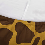 Dark Brown Cow Print Sofa Cover