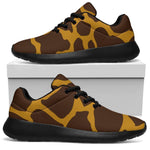 Dark Brown Cow Print Sport Shoes GearFrost