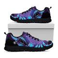 Dark Cancer Zodiac Sign Print Black Running Shoes