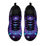 Dark Cancer Zodiac Sign Print Black Sneakers