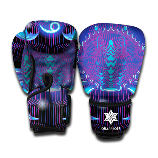 Dark Cancer Zodiac Sign Print Boxing Gloves