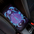 Dark Cancer Zodiac Sign Print Car Center Console Cover