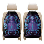 Dark Cancer Zodiac Sign Print Car Seat Organizers