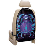 Dark Cancer Zodiac Sign Print Car Seat Organizers