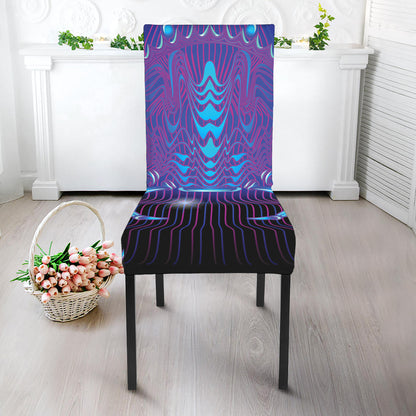 Dark Cancer Zodiac Sign Print Dining Chair Slipcover
