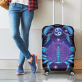 Dark Cancer Zodiac Sign Print Luggage Cover