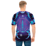 Dark Cancer Zodiac Sign Print Men's T-Shirt