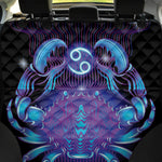 Dark Cancer Zodiac Sign Print Pet Car Back Seat Cover