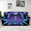 Dark Cancer Zodiac Sign Print Sofa Cover