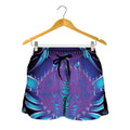 Dark Cancer Zodiac Sign Print Women's Shorts