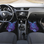 Dark Capricorn Zodiac Sign Print Front and Back Car Floor Mats