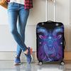 Dark Capricorn Zodiac Sign Print Luggage Cover
