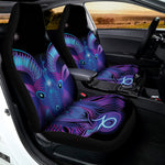 Dark Capricorn Zodiac Sign Print Universal Fit Car Seat Covers