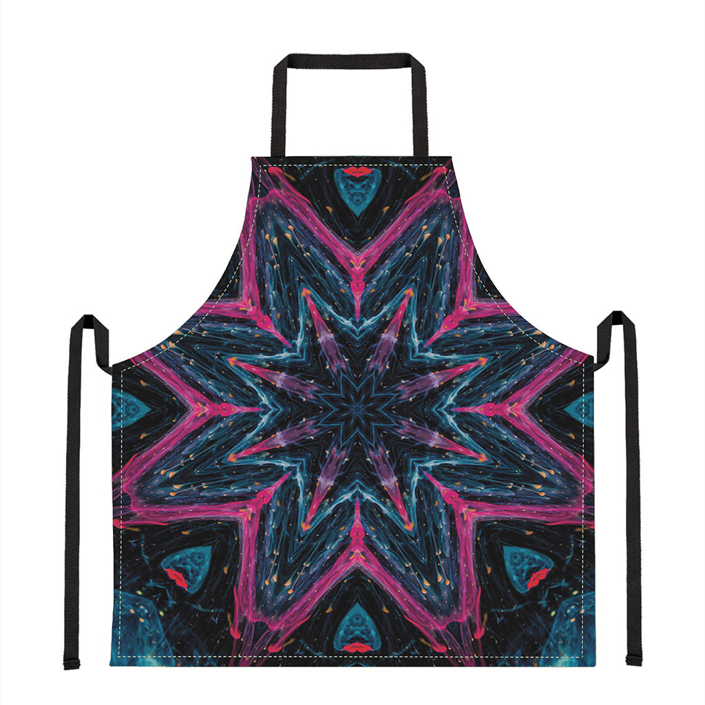 Dark Cloud Kaleidoscope Print Apron