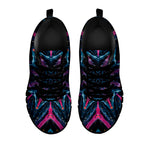 Dark Cloud Kaleidoscope Print Black Sneakers