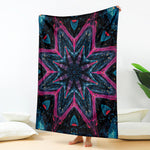 Dark Cloud Kaleidoscope Print Blanket