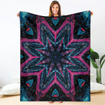 Dark Cloud Kaleidoscope Print Blanket