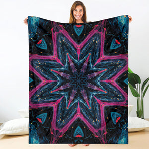 Dark Cloud Kaleidoscope Print Blanket