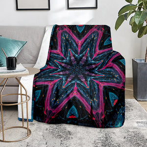 Dark Cloud Kaleidoscope Print Blanket