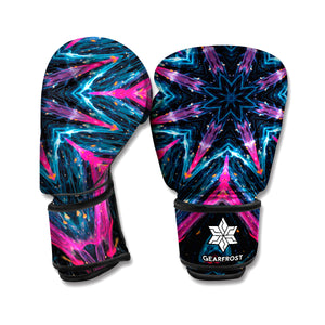 Dark Cloud Kaleidoscope Print Boxing Gloves