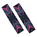 Dark Cloud Kaleidoscope Print Car Seat Belt Covers