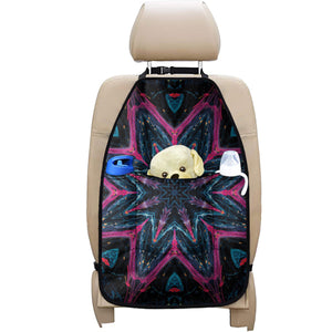 Dark Cloud Kaleidoscope Print Car Seat Organizers