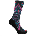 Dark Cloud Kaleidoscope Print Crew Socks