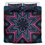 Dark Cloud Kaleidoscope Print Duvet Cover Bedding Set