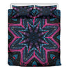 Dark Cloud Kaleidoscope Print Duvet Cover Bedding Set