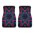 Dark Cloud Kaleidoscope Print Front Car Floor Mats