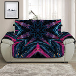 Dark Cloud Kaleidoscope Print Half Sofa Protector