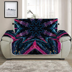 Dark Cloud Kaleidoscope Print Half Sofa Protector