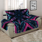 Dark Cloud Kaleidoscope Print Half Sofa Protector