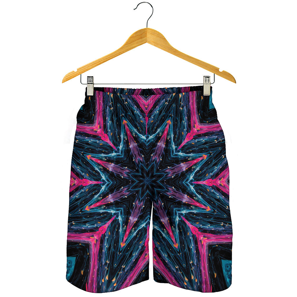 Dark Cloud Kaleidoscope Print Men's Shorts