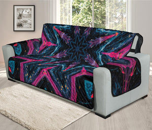 Dark Cloud Kaleidoscope Print Oversized Sofa Protector