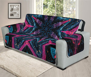 Dark Cloud Kaleidoscope Print Oversized Sofa Protector