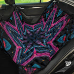 Dark Cloud Kaleidoscope Print Pet Car Back Seat Cover