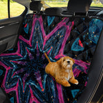 Dark Cloud Kaleidoscope Print Pet Car Back Seat Cover