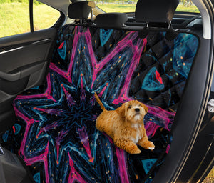 Dark Cloud Kaleidoscope Print Pet Car Back Seat Cover